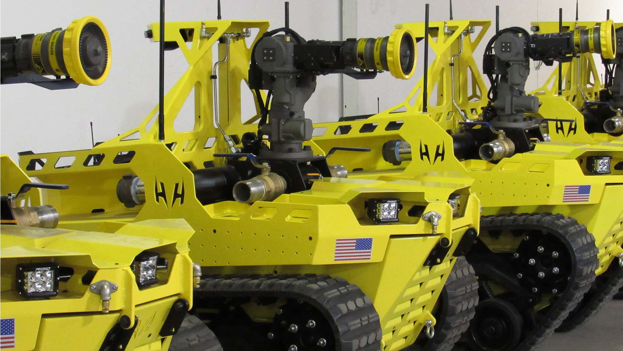 Firefighting robot on its first mission in Los Angeles - CNN Video